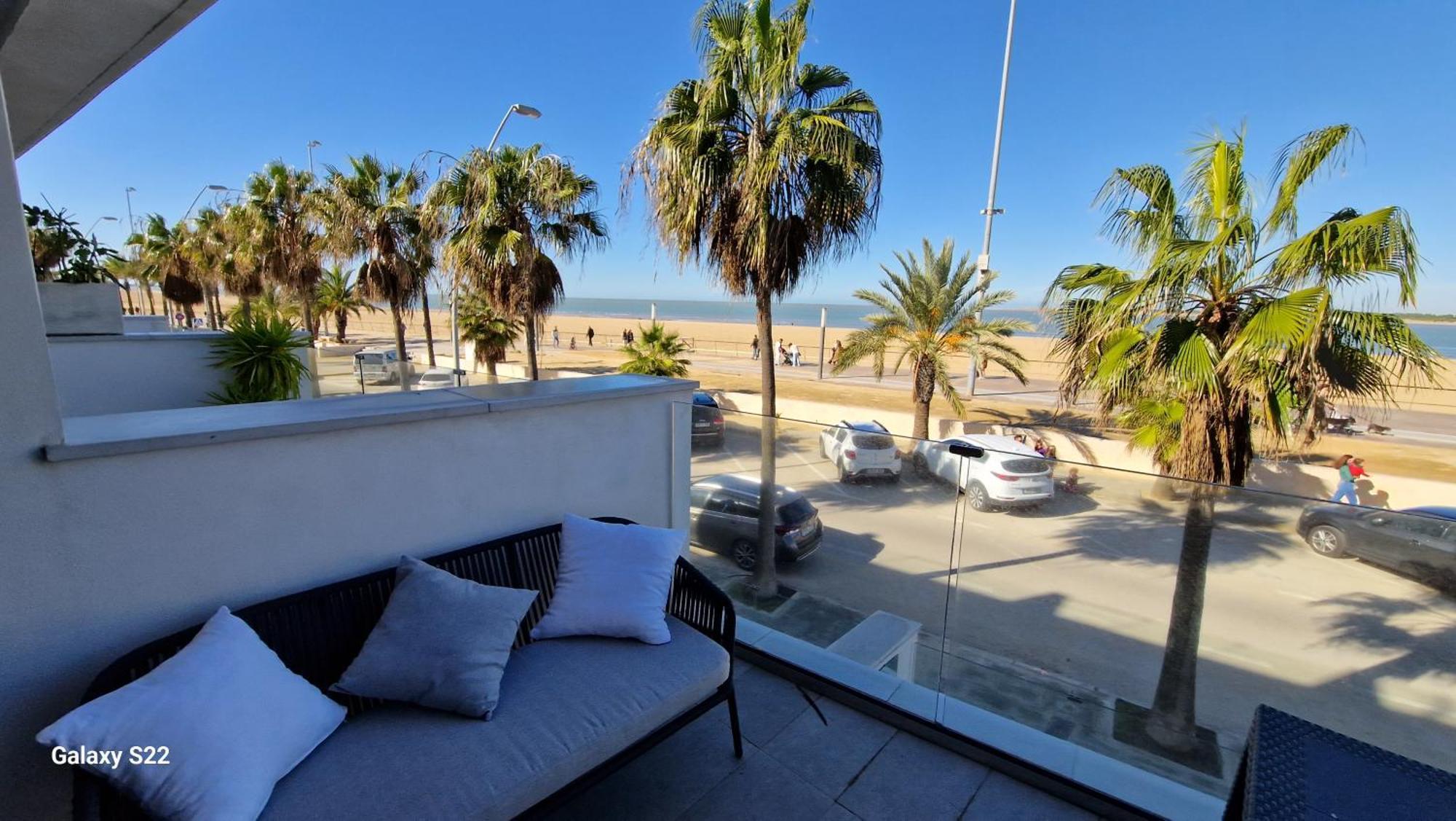 Apartmán Boutelou Playa Con Vistas Al Mar Sanlúcar de Barrameda Exteriér fotografie